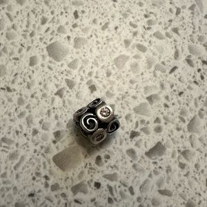 Pandora pink diamond charm